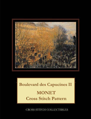 Blvd. des Capucines II: Monet Cross Stitch Pattern