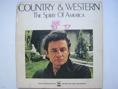 LP(수입) Country & Western The Spirit of America - 자니 캐시/후렝키 레인/마티 로빈스 외
