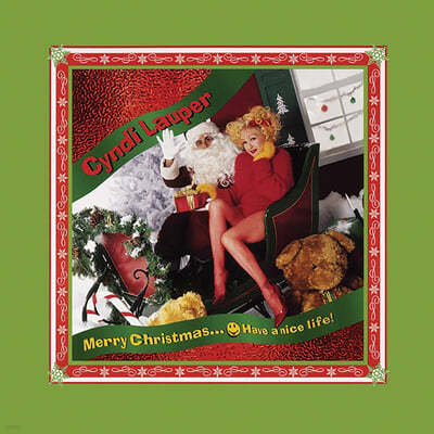 Cyndi Lauper (신디 로퍼) - Merry Christmas…Have a Nice Life! [레드 & 화이트 소용돌이 컬러 LP] 