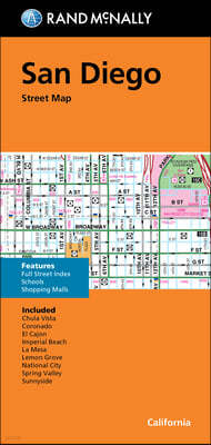 Rand McNally Folded Map: San Diego Street Map