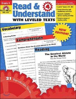 Read and Understand with Leveled Texts, Grade 4 Teacher Resource