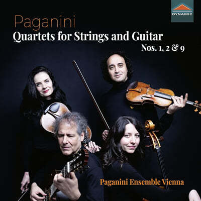 Paganini Ensemble Vienna 파가니니: 현과 기타를 위한 사중주 1, 2, 9번 (Paganini: Quartet Op.4 Nos.1, 2, Quartet in D Major) 