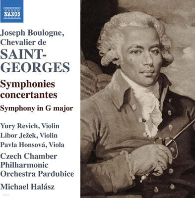 Michael Halasz -:  ,  G (Saint-Georges: Symphonies concertatntes Op.9, Op.10, Symphony Op.11, No.1) 