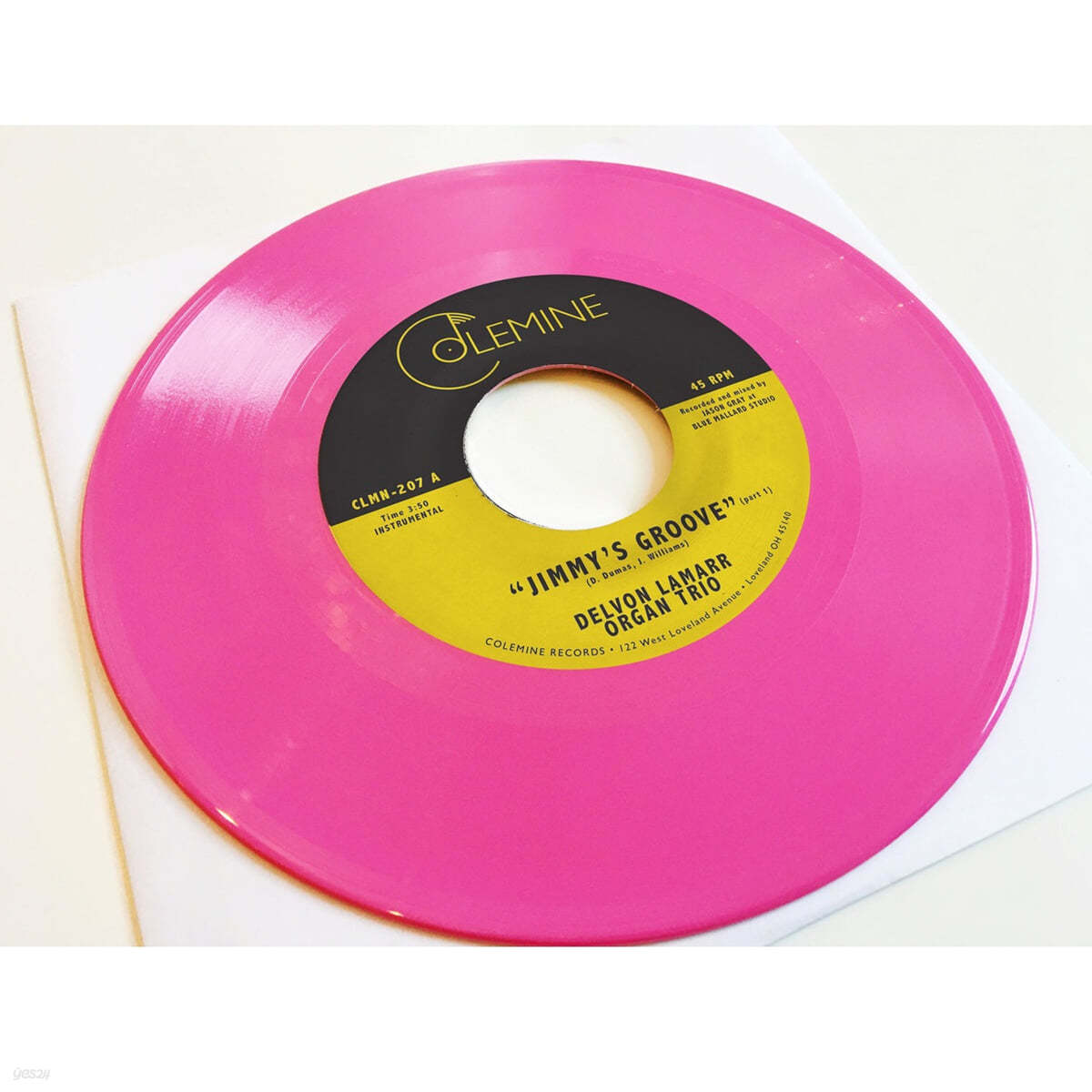 Delvon Lamarr Organ Trio (델본 라마 오르간 트리오) - Jimmy&#39;s Groove [7인치 핑크 컬러 Vinyl] 