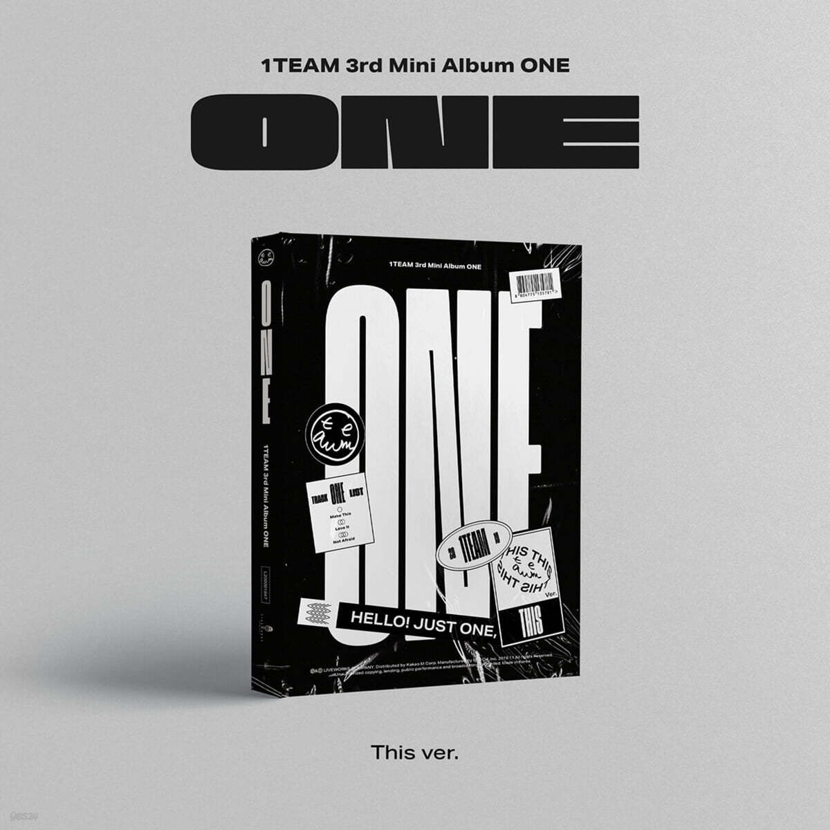 원팀 (1TEAM) - 미니앨범 3집 : ONE [This Ver.] [재발매]