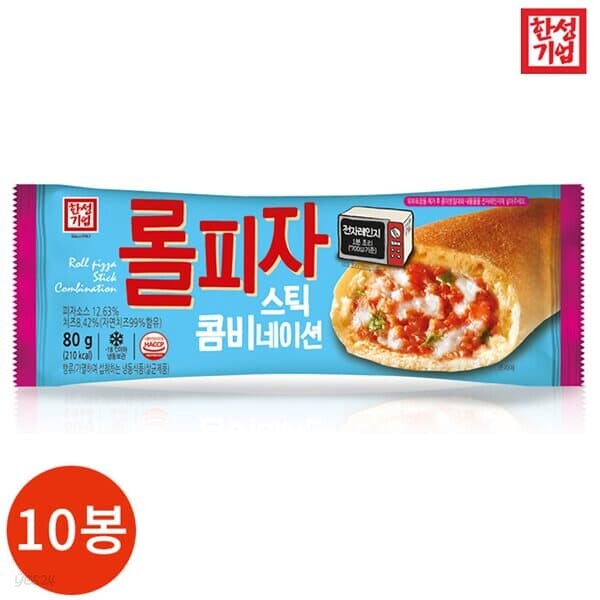 한성 기업 롤피자스틱 콤비네이션 80g x 10봉