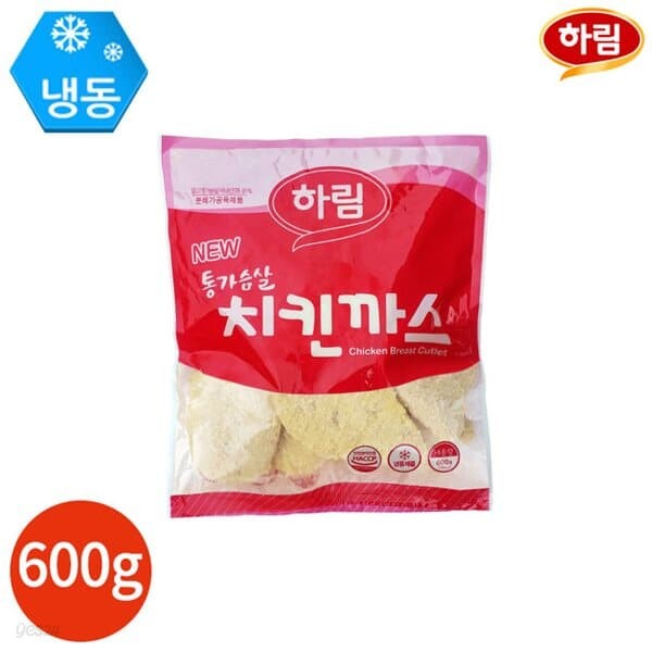 하림 통가슴살 치킨까스 600g