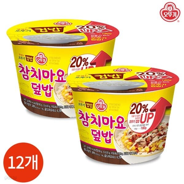 오뚜기 컵밥 참치마요덮밥 247g x 12개