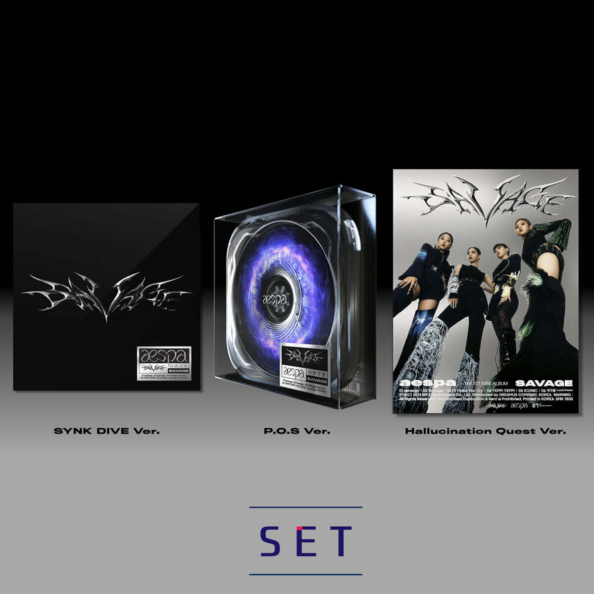 에스파 (aespa) - 미니앨범 1집 : Savage [SET]