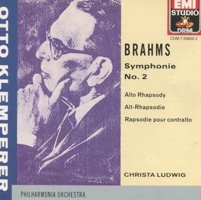 Brahms : Otto Klemperer - Symphonie No. 2 (독일반)