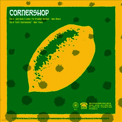 Cornershop — Judy Sucks A Lemon / Cork It 앨범 커버