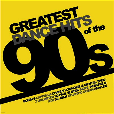 Various Artists — Greatest Dance Hits Of The 90's 앨범 커버