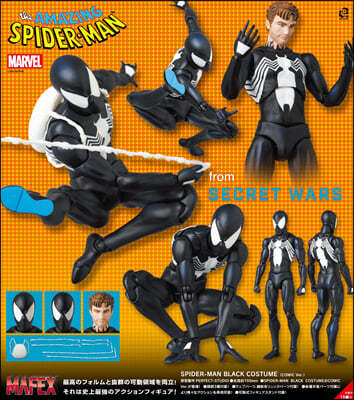 MAFEX SPIDER-MAN BLACK COSTUME(COMIC Ver.)