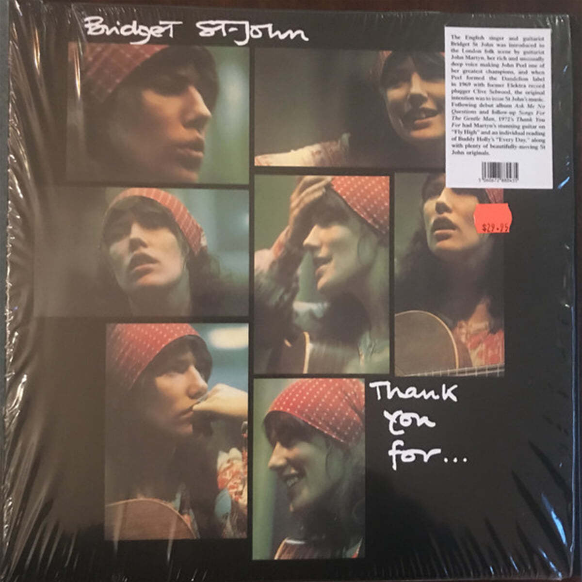 Bridget St. John (브리짓 세인트 존) - Thank You For... [LP] 