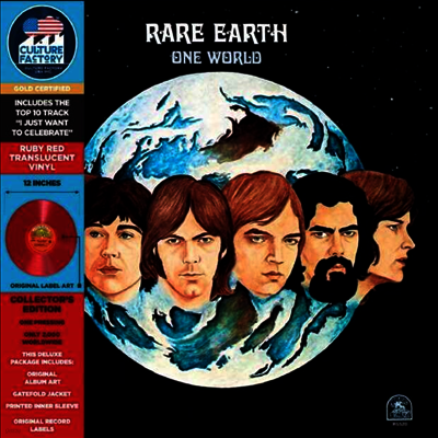 Rare Earth — One World (Gatefold) 앨범 커버