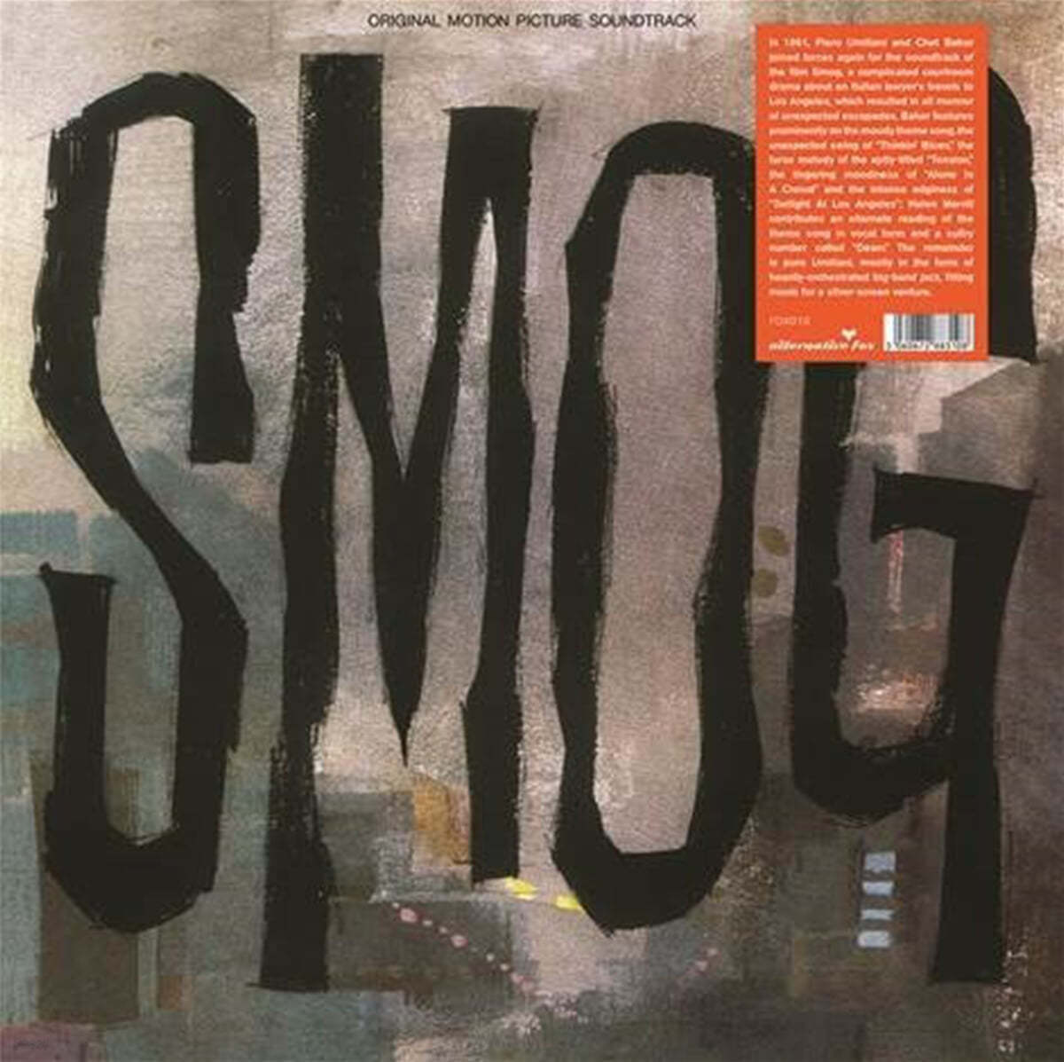 스모그 영화음악 (Smog : Colonna sonora originale del film - Musiche Dalla Colonna Sonora Originale by Piero Umiliani) [LP]