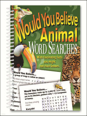 Would You Believe Animal Word Search