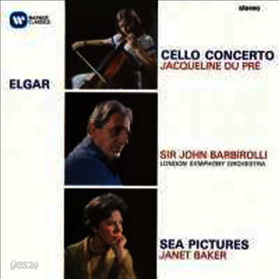 엘가: 첼로 협주곡 & 바다 풍경 (Elgar: Cello Concerto & Sea Pictures) (CD) - John Barbirolli