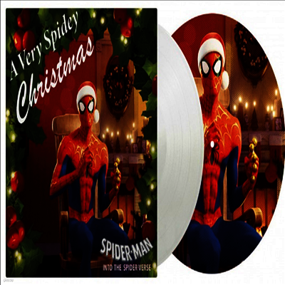 Various Artists — A Very Spidey Christmas (10" Color EP) 앨범 커버