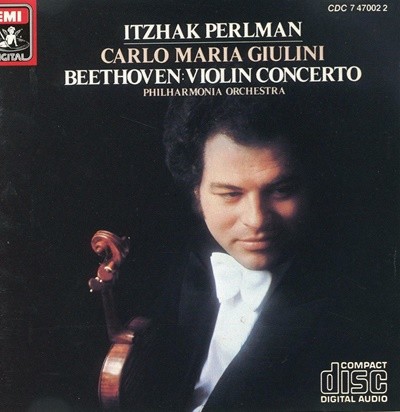 BEETHOVEN:  Itzhak Perlman  - VIOLIN CONCERTO major, Op. 61 (일본반)  - VIOLIN CONCERTO major, Op. 61 (일본반)