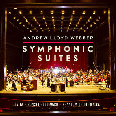 Andrew Lloyd Webber — 오페라의 유령, 에비타, 선셋대로 (Symphonic Suites) 앨범 커버