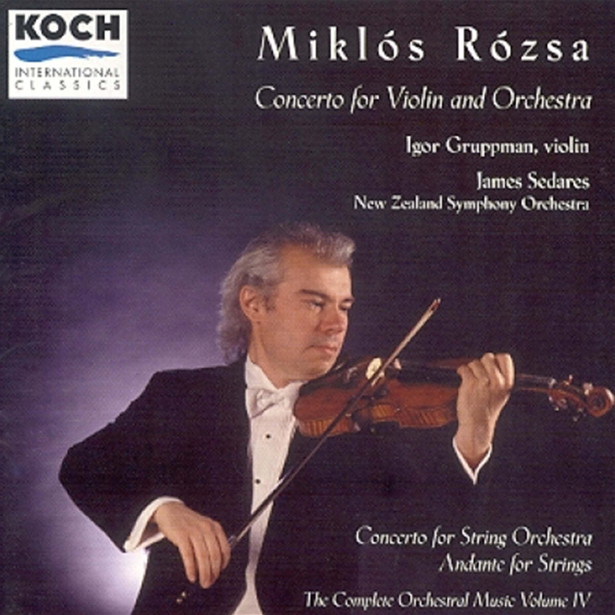Igor Gruppman 로자: 바이올린 협주곡 (Rozsa: Concerto for Violin and Orchestra)