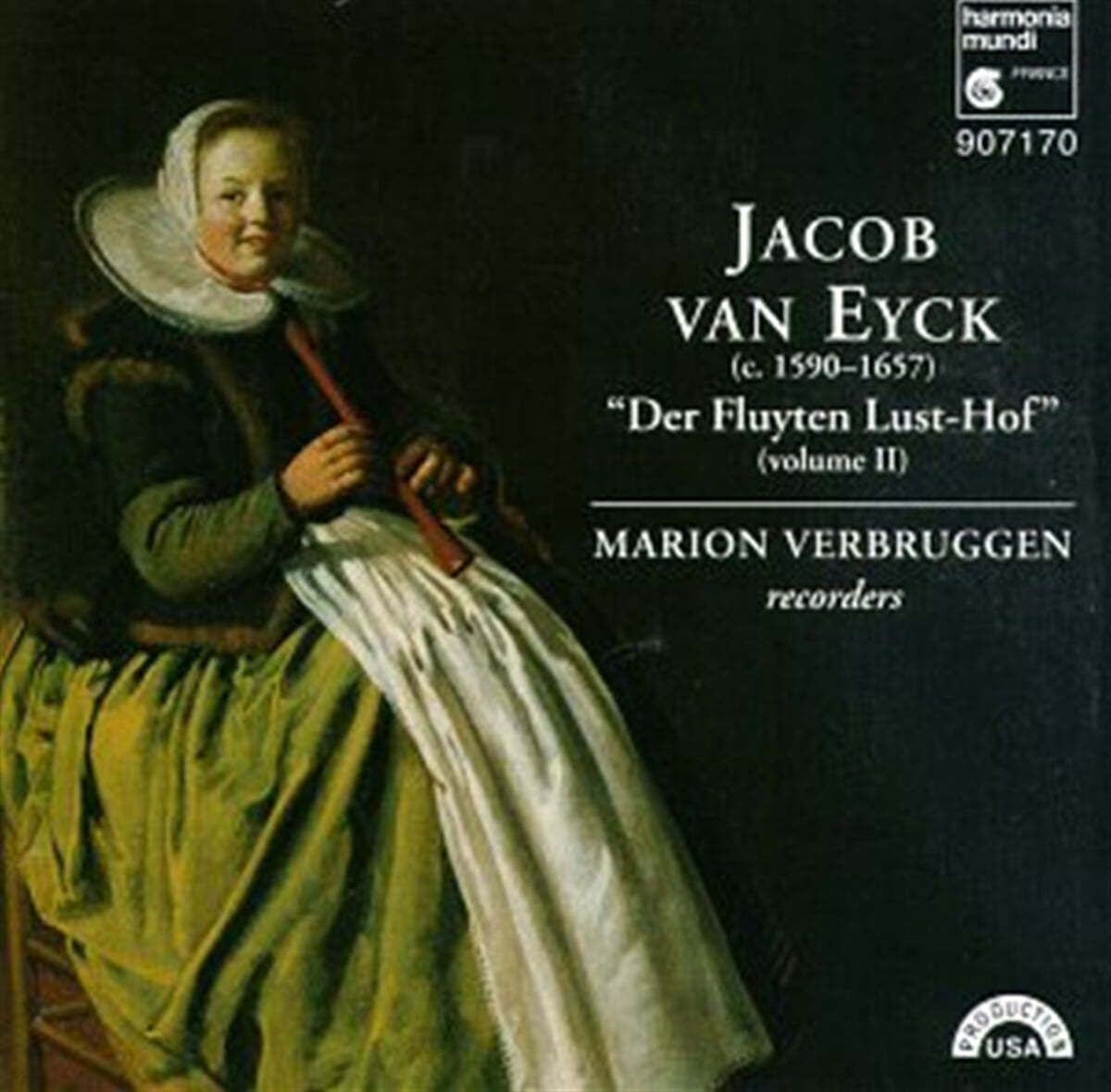 Marion Verbruggen 판 아이크: 리코더 작품집 2권 (Jacob van Eyck: Der Fluyten Lust-Hof Vol. 2) 