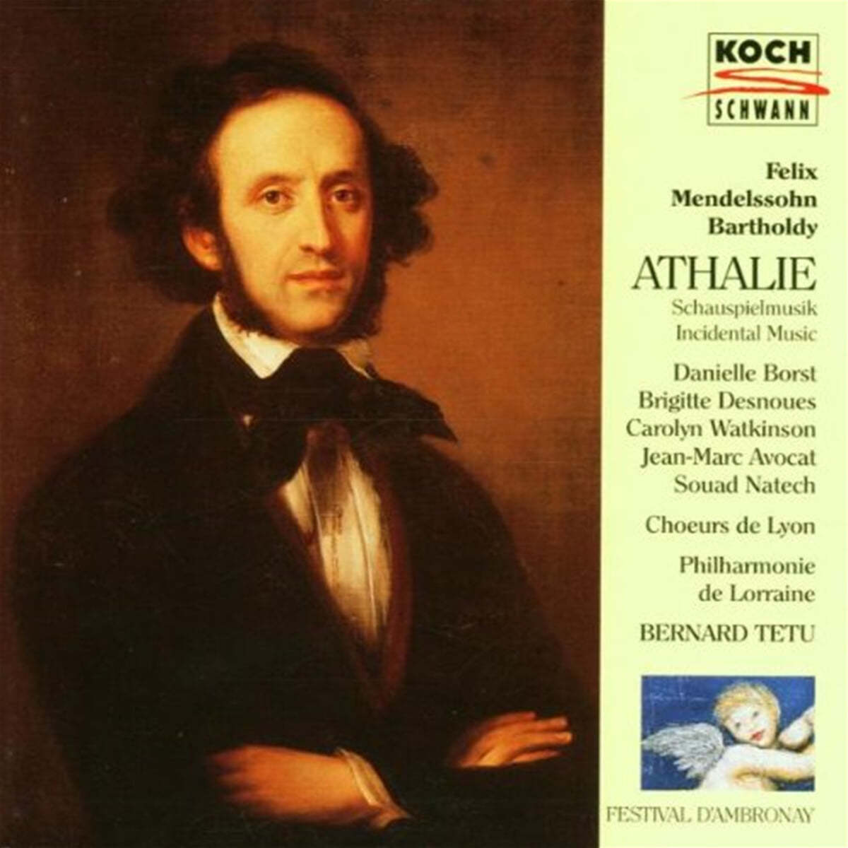 Bernard Tetu 멘델스존: 아탈리 (Mendelssohn: Athalie Op.74) 