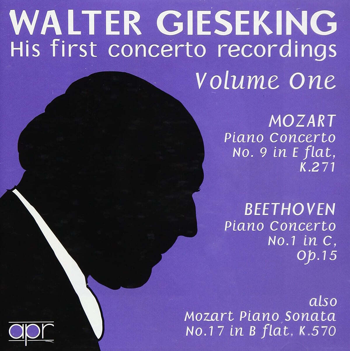 Walter Gieseking 모차르트: 피아노 협주곡 9번 / 베토벤: 피아노 협주곡 1번 (Mozart: Piano Concerto K.271 / Beethoven: Piano Concerto Op.15)