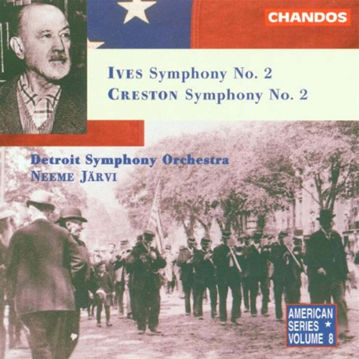 Neeme Jarvi 아이브즈: 교향곡 2번 / 크래스톤: 교향곡 2번 (Ives: Symphony No.2 / Creston: Symphony Op.35)