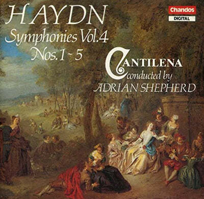 Adrian Shepherd ̵:  4 - 1~5 (Haydn: Symphonies Vol. 4 - Nos.1~5)