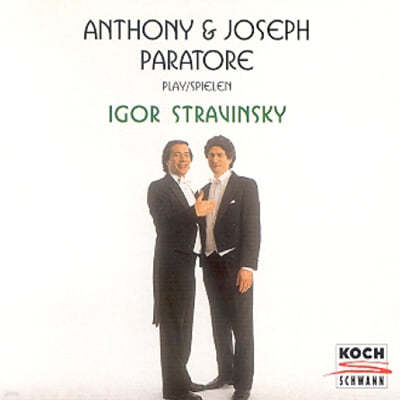 Anthony Paratore / Joseph Paratore ƮŰ:   ǾƳ븦  ְ (Stravinsky: Concerto for Two Pianos) 