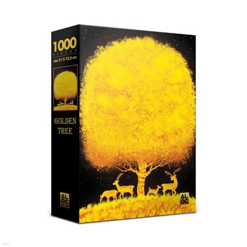 액자포함 1000조각 황금 나무 AL3022