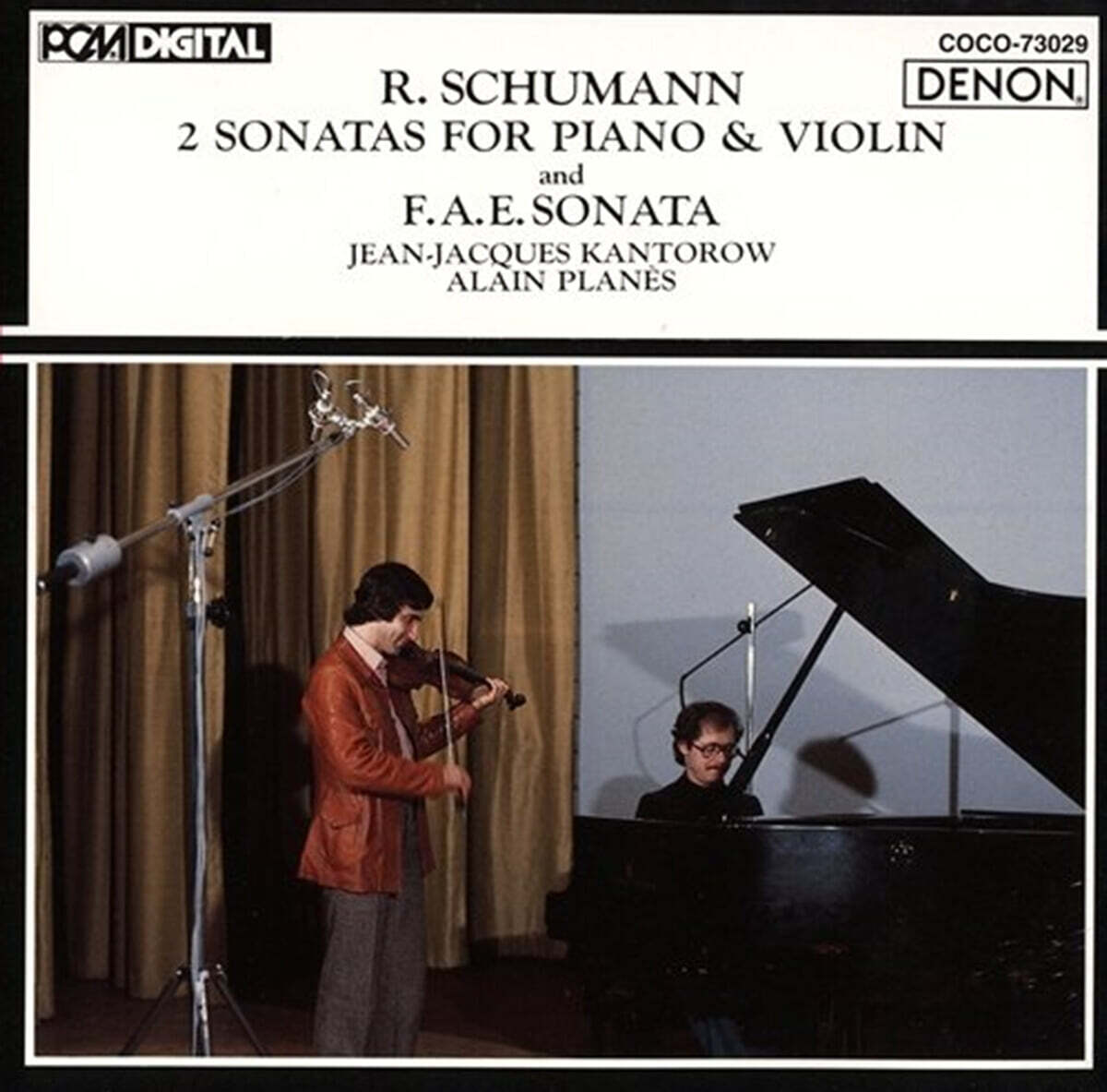 Jean-Jacques Kantorow 슈만: 바이올린 소나타 1, 2번 (Schumann: Violin Sonatas Nos.1, 2)