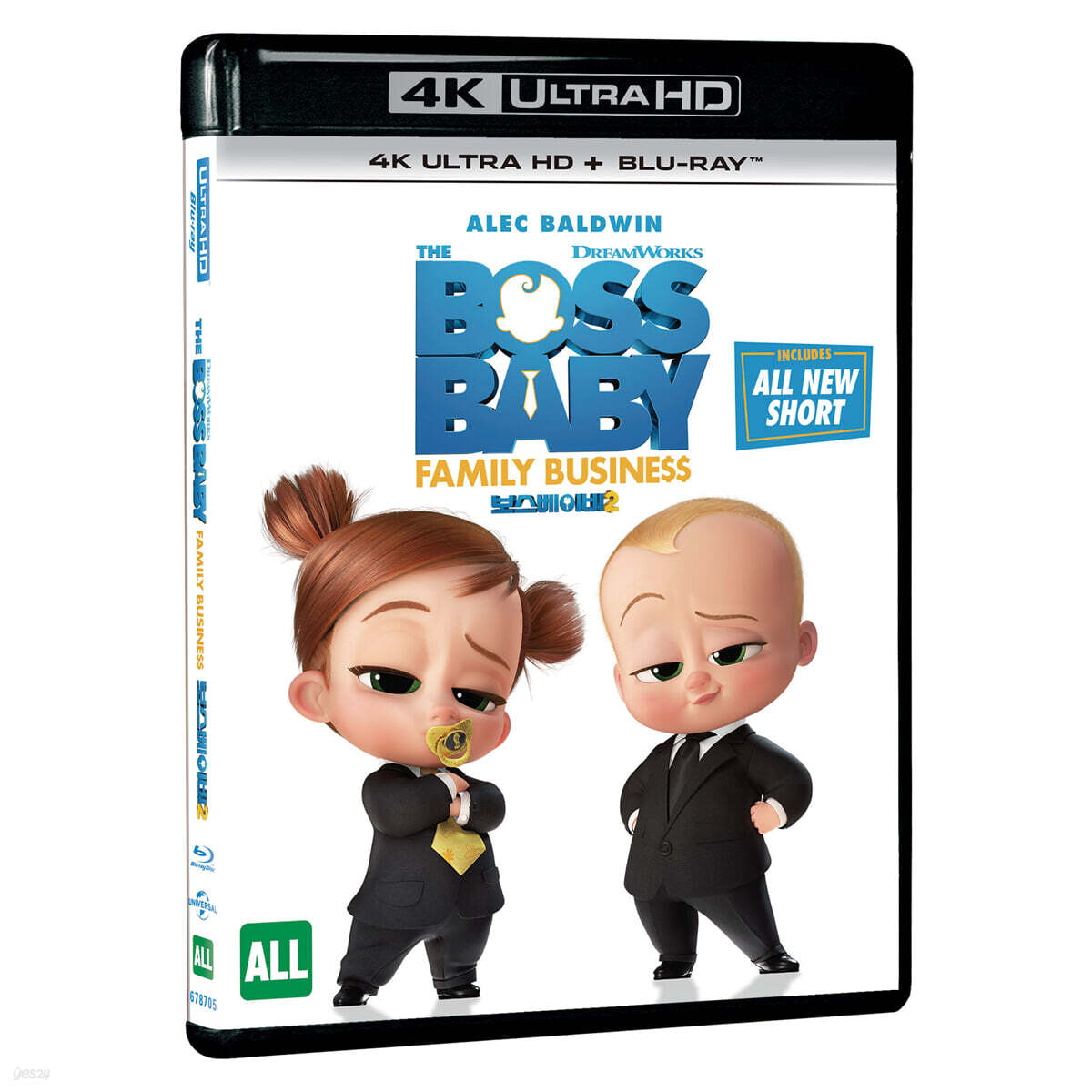 보스 베이비2 (2Disc, 4K UHD+BD 한정수량) : 블루레이