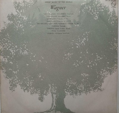 LP(수입) 바그너: 서곡 전주곡 모음집 - 볼프강 자발리쉬 / 빈 교향악단