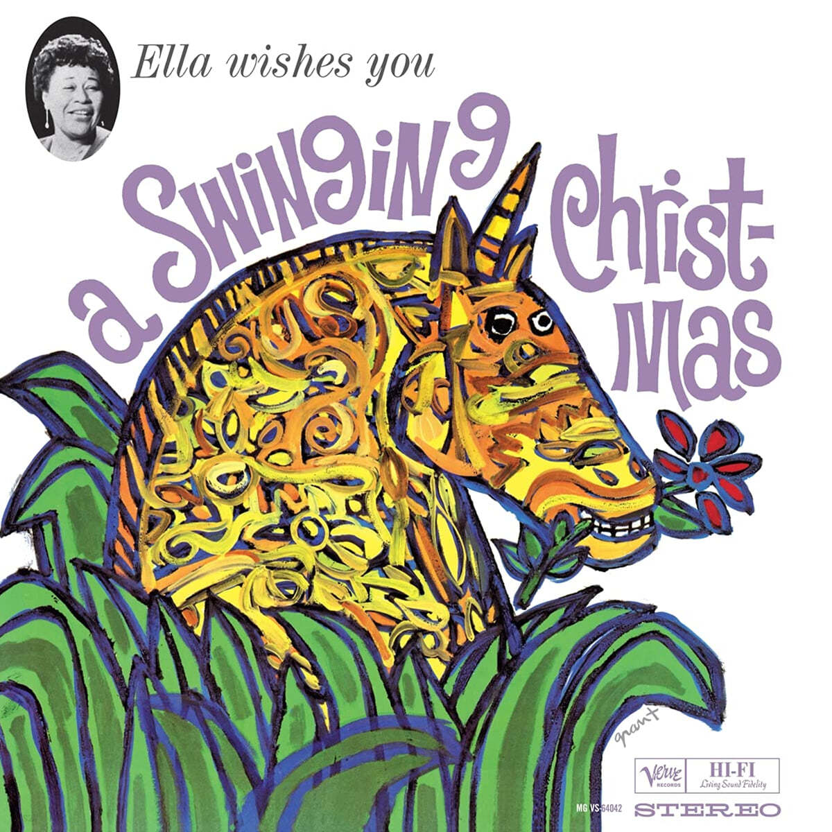 Ella Fitzgerald (엘라 피츠제럴드) - Ella Wishes You A Swinging Christmas [LP] 