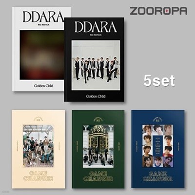 [미개봉/5종세트] 골든차일드 Golden Child 2집 DDARA GAME 리패키지