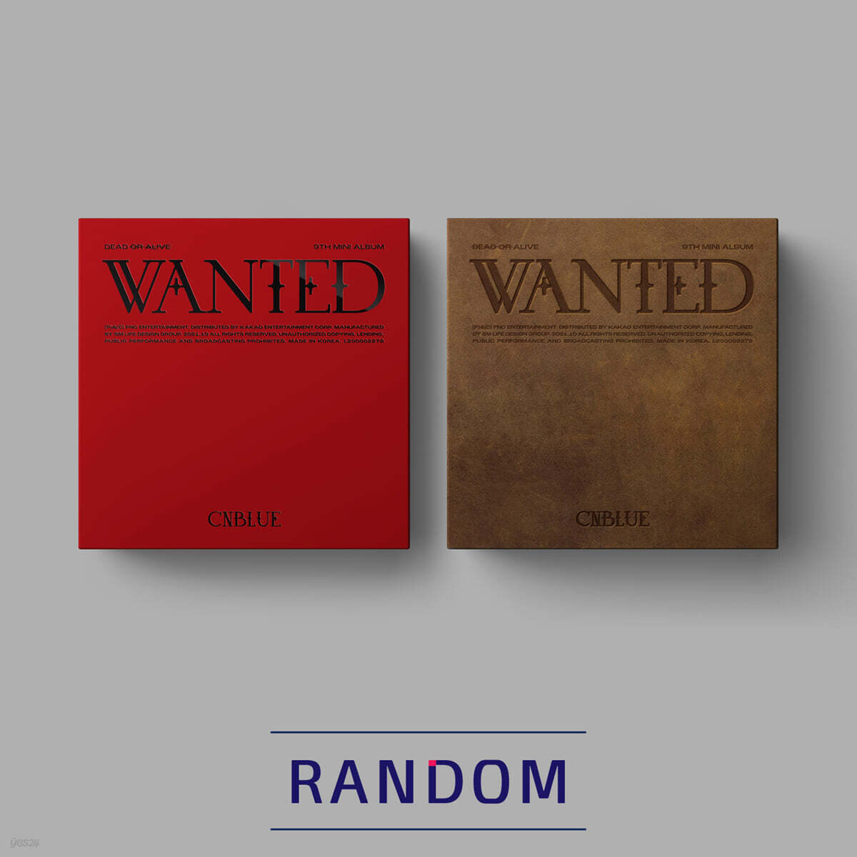 씨엔블루 (CNBLUE) - 미니앨범 9집 : WANTED [DEAD/ALIVE ver. 중 랜덤발송]