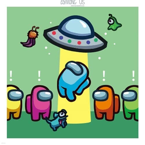 어몽어스 보석십자수 UFO 큐빅페인팅 25X25