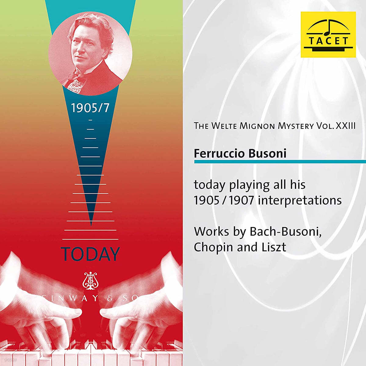 Ferruccio Busoni 바흐-부조니: 코랄 프렐류드 / 쇼팽: 폴로네즈와 녹턴 (Bach-Busoni: Choral Prelude / Chopin: Polonaise Op.53, Nocturne Op.15 No.2)