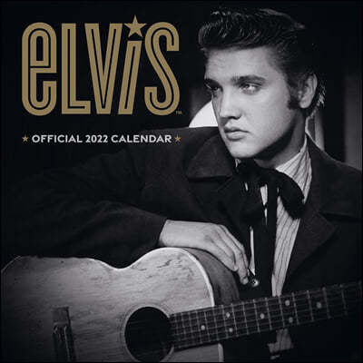 엘비스 프레슬리 (Elvis Presley) - 2022년 벽걸이 캘린더 (Official Elvis Presley 2022 Calendar) 