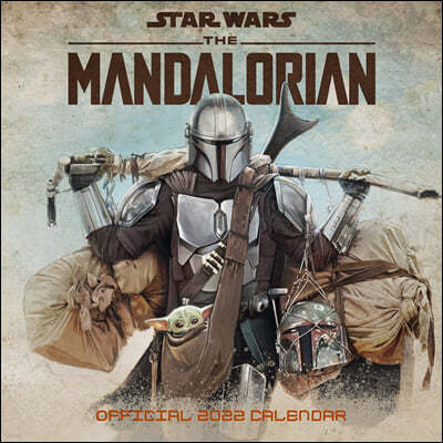 스타워즈 더 만달로리안 - 2022년 벽걸이 캘린더 (Official Star Wars: The Mandalorian 2022 Calendar) 