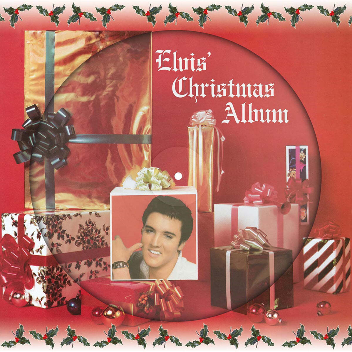 Elvis Presley (엘비스 프레슬리) - Elvis&#39; Christmas Album [픽쳐디스크 LP] 
