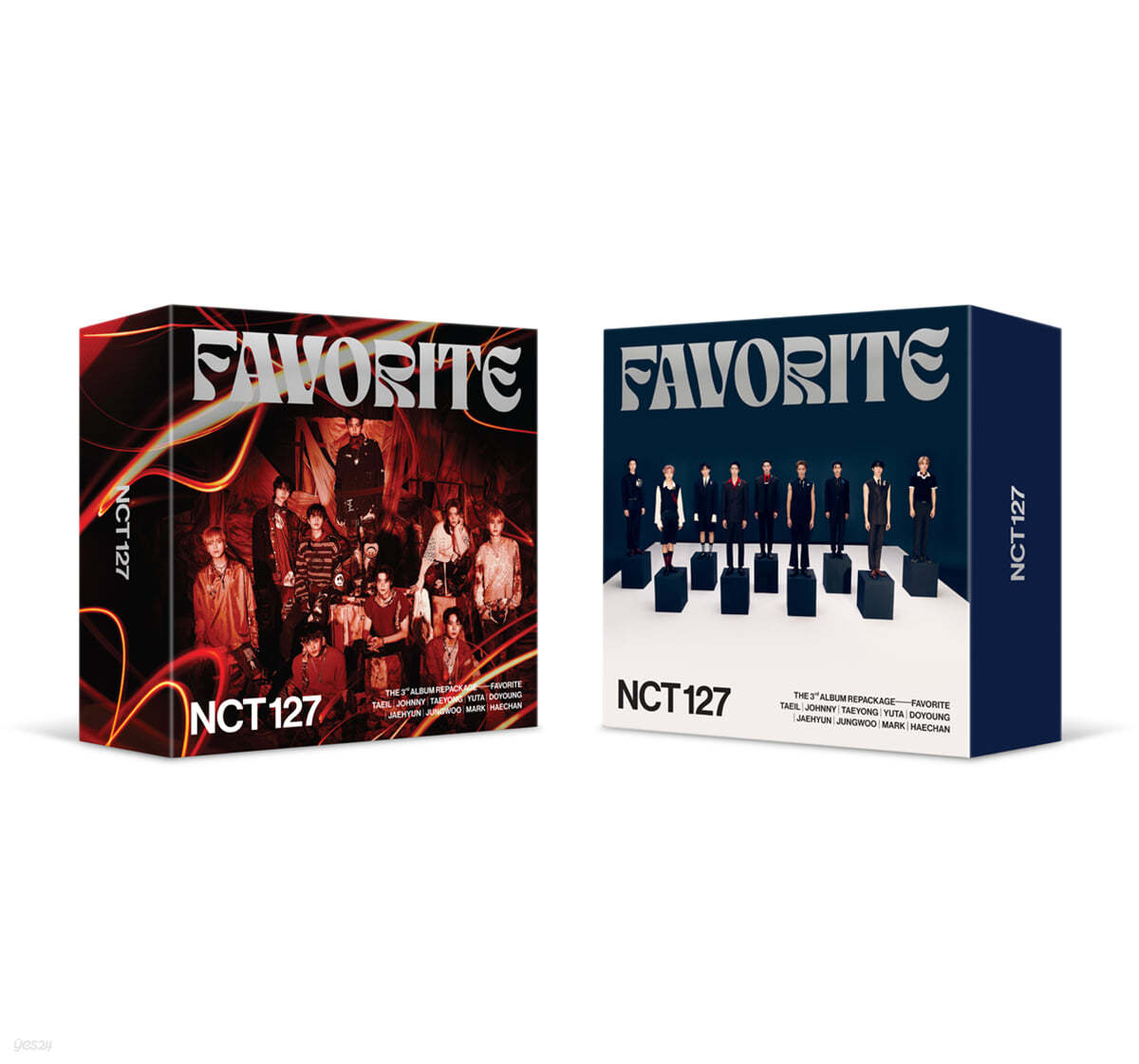 엔시티 127 (NCT 127) 3집 - 리패키지 : Favorite [스마트 뮤직 앨범(키트 앨범)] [커버 2종 중 1종 랜덤 발송]