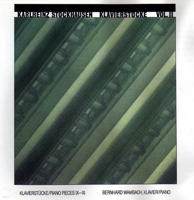 Karlheinz Stockhausen (슈톡하우젠) - Piano Pieces IX - XI  (유럽반)(미개봉)