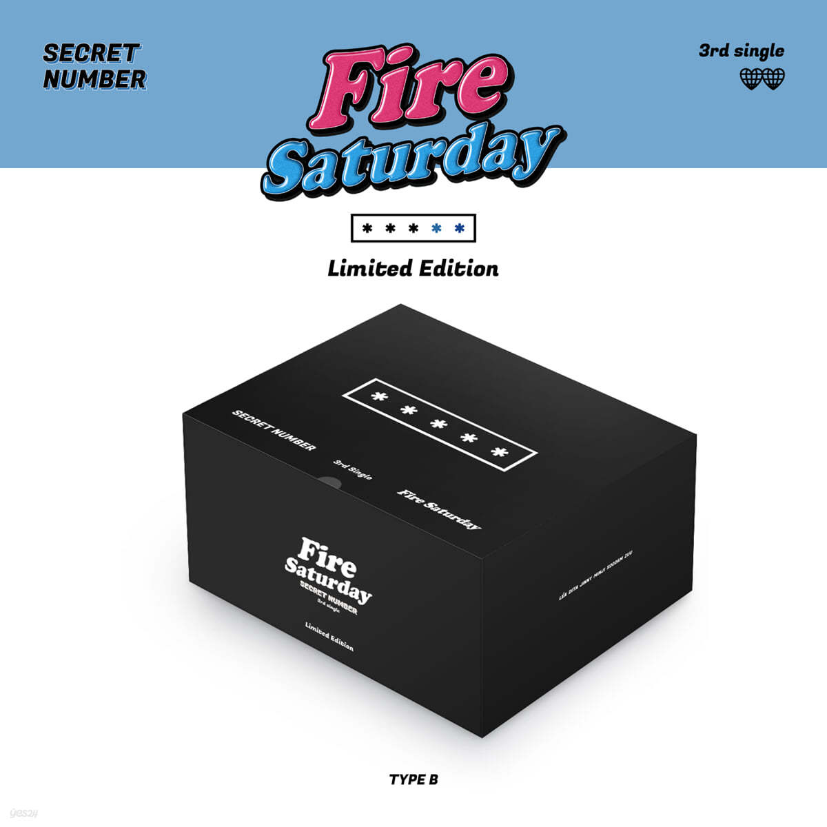 시크릿넘버 (SECRET NUMBER) - Fire Saturday [Limited Edition] [TYPE B]