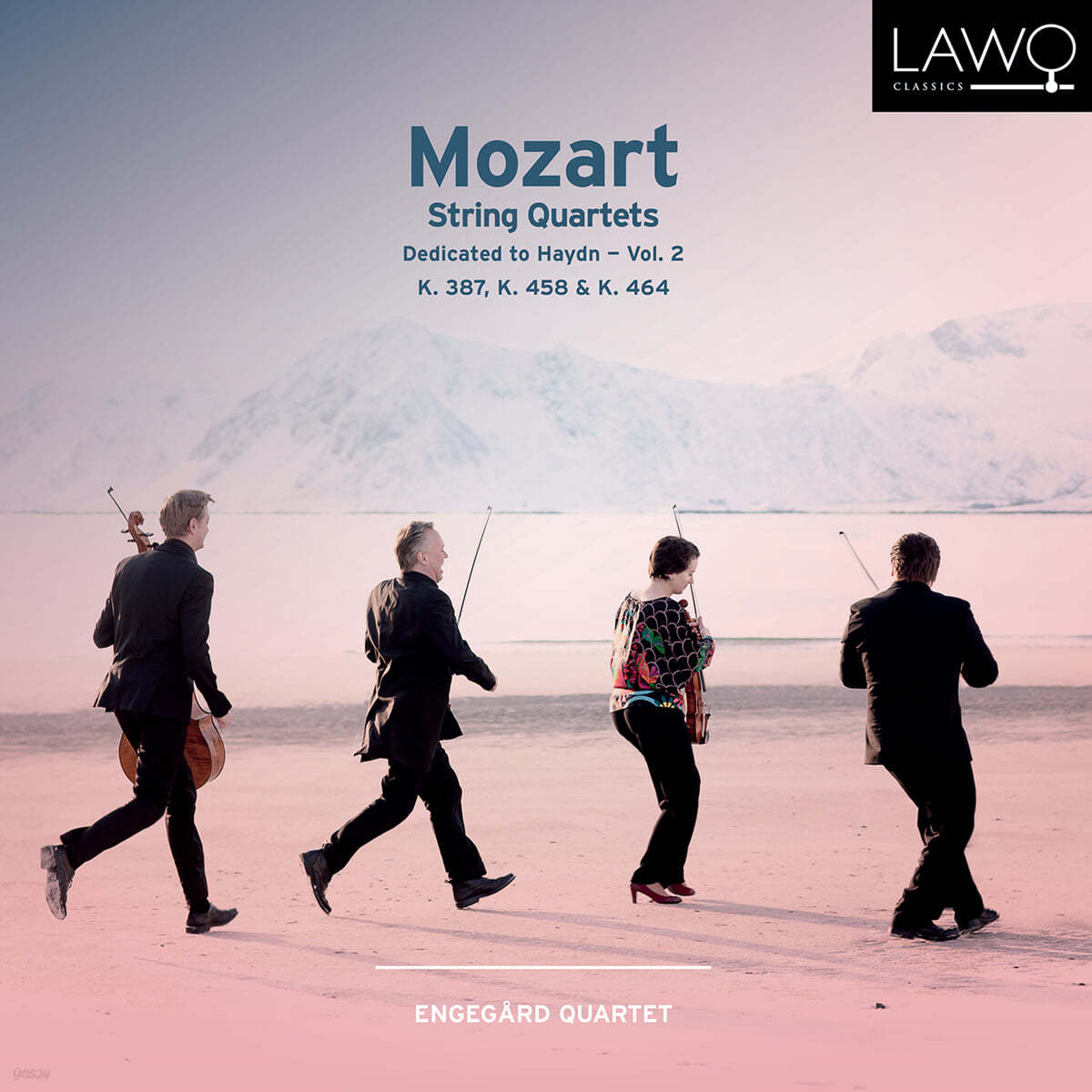 Engegard Quartet 모차르트: 현악사중주 14번, 17번 &#39;사냥&#39;, 18번 (Mozart: String Quartets K.387, K.458, K.464) 