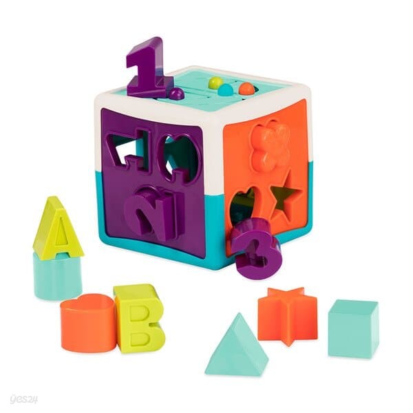 [밧핫] 도형끼우기큐브 Shape Sorter Cube
