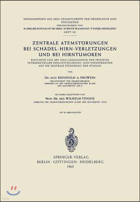 Zentrale Atemstörungen Bei Schädel-Hirn-Verletzungen Und Bei Hirntumoren: Einflüsse Von Art Und Lokalisation Der Prozesse Intrakranieller Drucksteiger